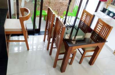 4 chair dining set with counter chair