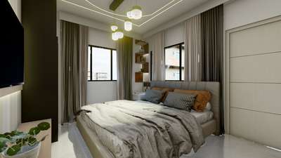 Interior renders for Fazil residence #Architectural&Interior #BedroomDesigns  #BedroomIdeas