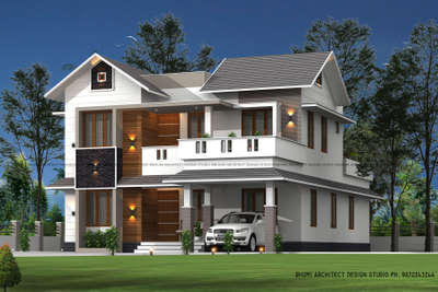 #contemporary #HouseDesigns #KeralaStyleHouse #Palakkad #architecturedesigns #InteriorDesigne #kerala #3delevationhome