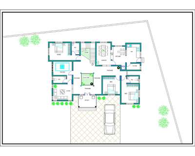 Residence for Mr.Afsal at vengara.malappuram 
Area:GF-1985.00 sqft #FloorPlans  #exteriordesigns