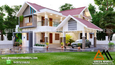 #ElevationHome  #home design #Buildingconstruction  #homedesignkerala  #home designer
