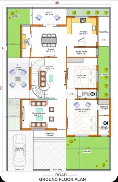 3Bhk Floor Plan west Facing House planning  #FloorPlans #WestFacingPlan #3BHKHouse #latest #houseplanning