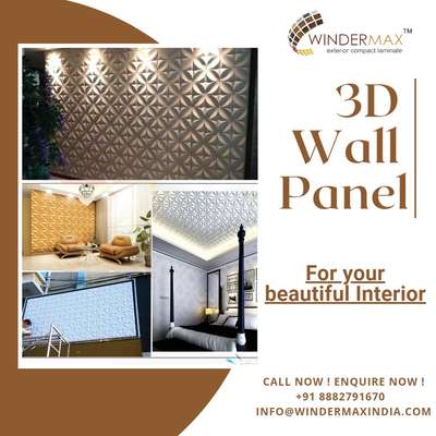 3D wall panel for your beautiful space
.
.
#3dpanel #3dwallpanel  #aluminiumpanel #interior #interiorwallpanel #wallpanel #elevation #Interiordesigner #beautifulwall #moderninterior  #Home #Decor #3d #interior #3dimension  #fins #wpc #wpcpanel #wpclouvers #homedecor  #home #architect #interior #bedroom #architecturedesign #live #interiordesigner #elevations 
.
.
For more details our all products please visit websites
www.windermaxindia.com
www.indianmake.co.in 
Info@windermaxindia.com
or call us on 
8882291670 9810980278

Regards
Windermax India