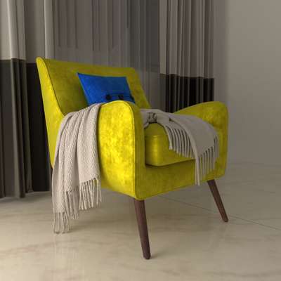 Render of Armchair with yellow velvet 
software used - 3ds max & v ray

 #2d  #3d  #3drenders  #3drending #InteriorDesigner  #Architectural&Interior  #jaipurfurniture  #interiores