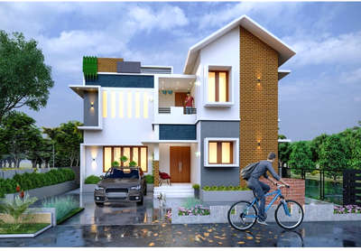 DM FOR EXTERIOR DESIGN #CivilEngineer  #exteriordesing  #HouseDesigns  #KeralaStyleHouse