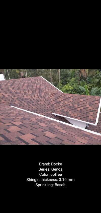 DOCKE ROOFING SHINGLES
60 years Metterial warrenty
INDIA'S TRUSTED ROOTING SHINGLES