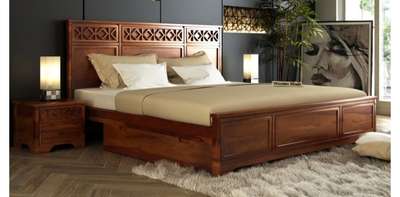 # wooden bed