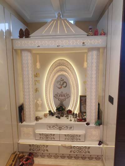 Best home mandir design for om art and craft  #omartandcraft #corianmandir #coriantemple #homemandir