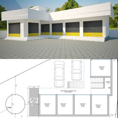 ongoing work,
commercial building
887 sqft