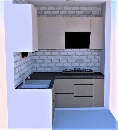 a small kitchen design added all the needed storage within it 
 #KitchenIdeas  #KitchenCabinet   #Modularfurniture  #WoodenKitchen  #InteriorDesigner  #3dvisualizer