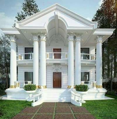 Front Design of an elegant house.
