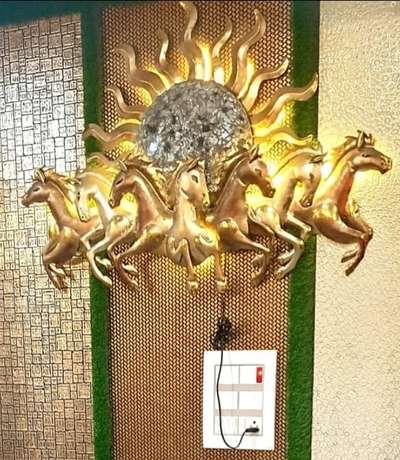 Decorous Running Sun Horses LED Light Metal Wall Art Wall Hanging Decorative Wall
for buy online link
https://amzn.to/3HAyxS5
 for more information watch video
https://youtu.be/k3E7L3gI6DI
 #metalartwork  #metal  #metaldecor