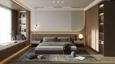 bedroom design  #BedroomDecor  #InteriorDesigner  #rendering3d  #WallDesigns