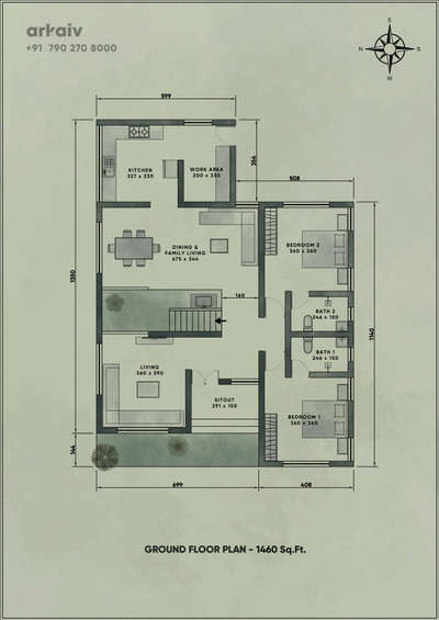 1460 Sqft. Ground Floor Plan

#floorplan
#plan
#houseplans
#groundfloor
#illustration