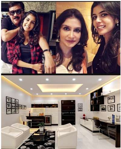 Director Priyadarshan ന്റെ ഫ്ലാറ്റ് ഇന്റീരിയർ   #InteriorDesigner #celebrityhome #luxuaryhomes #KeralaStyleHouse #MasterBedroom#bedroomdecor#white#livingroom#interiordecor#flat