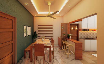 dining area for miss.prya at Tvm 💕
 #InteriorDesigner  #Architectural&Interior  #3hour3danimationchallenge .