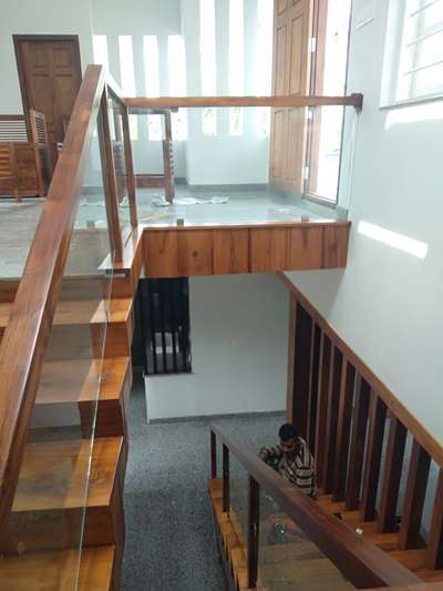 stair wood panel