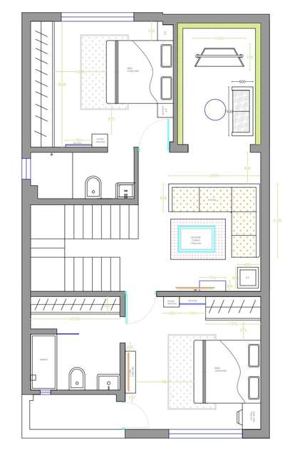 # first-floor #BedroomDecor  #bedroomdesign   #livingarea