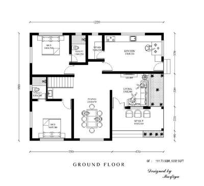 #houseplan  #2bedroom