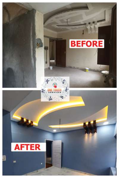 “Our Recent Ceiling work”

"ONE TOUCH SERVICES… We care to do it Right.”

"Specializing in Renovations, Commercial Projects & New Homes"

"We offer top quality & Standard service at affordable prices"

#Renovation #Electrical #Plumbing #Painting #Tiling #Water_Proofing #AC_Service #Carpentry #Civil #Home #Construction #Trivandrum #Chakkai #Peroorkada

Our services:
✓ Electrical
✓ Plumbing 
✓ Interior & Exterior Painting
✓ Home / Office Renovation
✓ Split / Casset AC Service
✓ Inverter / UPS Installation & Maintenance
✓ Civil 
✓ Carpentry 
✓ CCTV / Networking
✓ Water Proofing
✓ Tiles, Granites & Interlocking
✓ Gate, Staircase & Roof Works
✓ Modular Kitchen
✓ Gypsum /PVC False Ceiling & Partition
✓ Aluminium Fabrication & PVC Doors
✓ On Grid / Off Grid Solar
✓ Appliances Service
✓ Packers & Movers
✓ Fire Alarm Installation
✓ Electrical Auditing

#One_Touch_Services  #Team_OTS #Like #Share #Support

Contact us: 8848535196 | 9567730226 | 97784 21251 | 97784 21252 |