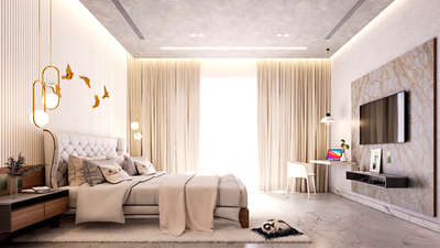 Luxury modern bedroom interior  #Architectural&Interior  #BedroomDecor  #LUXURY_BED  #LUXURY_INTERIOR  #MasterBedroom