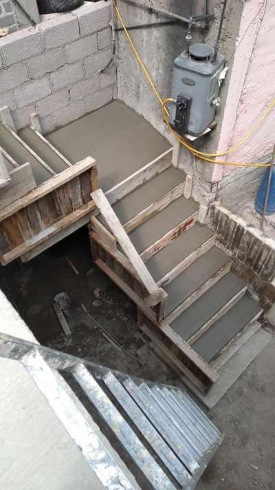 zig-zag Staircase working on site