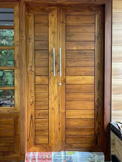#double door#
# teak wood #
