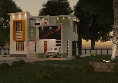 #3D_ELEVATION  #ContemporaryHouse  #3BHKHouse  #WestFacingPlan  #ElevationDesign  #HouseConstruction