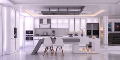 *Modular Kitchen *
Illusion Design Studio 
kitchen 1600 sq.ft with material