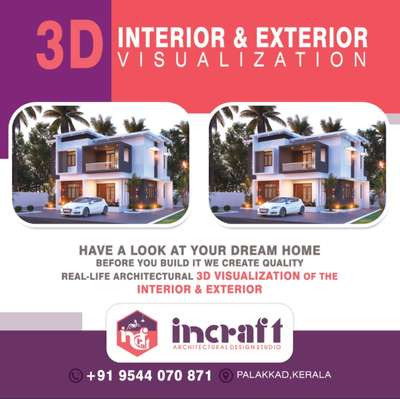 3d interior and exterior design
call : 9544070871