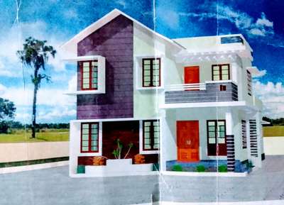 1750/sqft #rendamnumber #kollam #velichikkala #house #home #plan