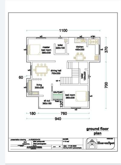 House plans #1100 sqf ground floor