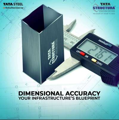 Tata Structura's dimensional accuracy forms the blueprint for crafting #infrastructure that seamlessly marries #precision,#safety and #visual_eleganza

#ProtectWhatYouLove #TataSteel #TataStructura #MS #GI