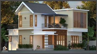 NEW RESIDENTIAL HOME @WAYANAD
design BY:  space14
2000sq. ft
 #homestyling #InteriorDesigner #exteriordesigns