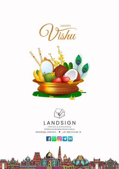 Wishing everyone a happy and prosperous vishu to all of you

#landsigninteriors