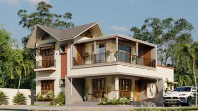 #exterior_Work  #exteriordesigns 
#conteporaryhouse #tropicalhouse 
 #3D_ELEVATION