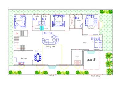 east facing vastu plan
location-orissa
call-8690020072
 #FloorPlans  #houseplan  #2DPlans  #2d  #Architect