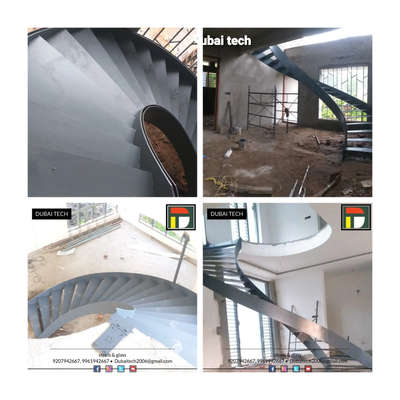 പന്തളം &വയനാട്  site metal spiral staircase