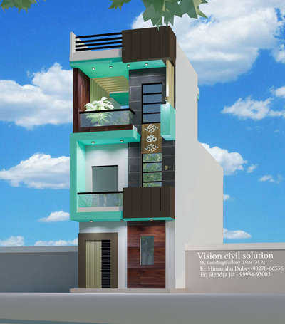 #15ftelevation #ElevationDesign #ElevationHome  #3D_ELEVATION #exteriordesigns #30feetfront #banglow  #visioncivilsolution
 #Architect  #acp_design  #mordenelevation_design
