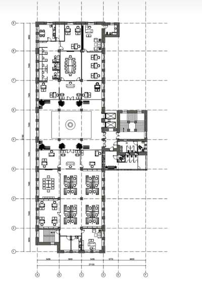 Proposed 2d layout of an office.
.
.
#2Dlayouts #office #interior #autocad #Designs #Architect #