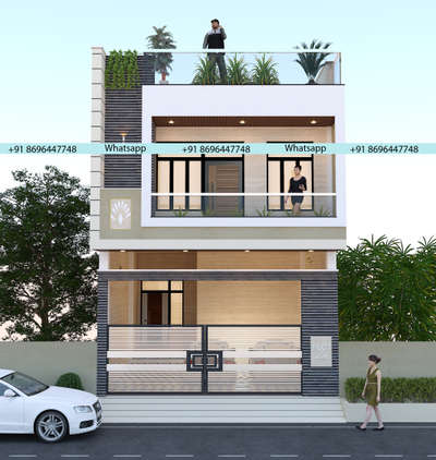 3d elevation design by Reflex interior. 
#3Delevation #HouseDesigns #FloorPlans #houseplan