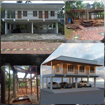#carporch  #extensionwork  #structuraldesign #Completedproject  #Architectural_Drawing

one of our completed project cherthala..
A carporch can park a 4 cars at a time
with 3 bedroom upstair