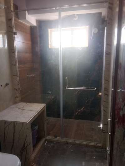 Shower Cubicle  done!

 #Toughened_Glass 
#Shower_Cubicle_Partition 
 #122mmglass
 #happycustomers