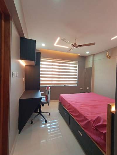 Completed bedroom at Kannur
 #freesia interiors
 #Kannur 
 #sreerosh