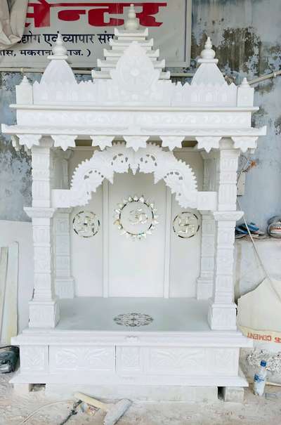 White Marble Inlay Carving Temple

Decor your Pooja Room with beautiful White Temple

We are manufacturer of marble and stone Temple

We make any design according to your requirement and size

More Information Contact Me
8233078099

#temple #templestoneworks #marbletemple #templedesign #templedecor #hindutemple #templelighting #templestone #templearchitecture