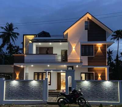 completed residence Vellangalloor,Thrissur.