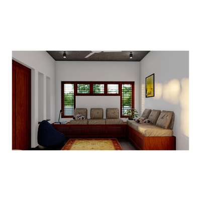 Living room - Leena Samson Residence Irinjalakuda