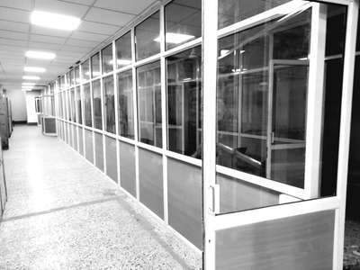 Aluminum section office partitions and cabins. Best quality at best rate.
 #partitions #aluminumpartition #officecabin #cabins