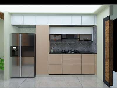 modular kitchen 3d  #InteriorDesigner  #ModularKitchen #MovableWardrobe