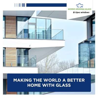 Works Krishna Glass, Aluminium & Upvc Windowworks bring a new definition of style with their craftsmanship and glasswork. The definition of beauty with every glass stair railings as one can see. We work for your dream place and ensure you get the best of our work.
 For any inquiries, call ☎️ us @+91-7042190517
#Workskrishnaglass
#SwitchForBetter